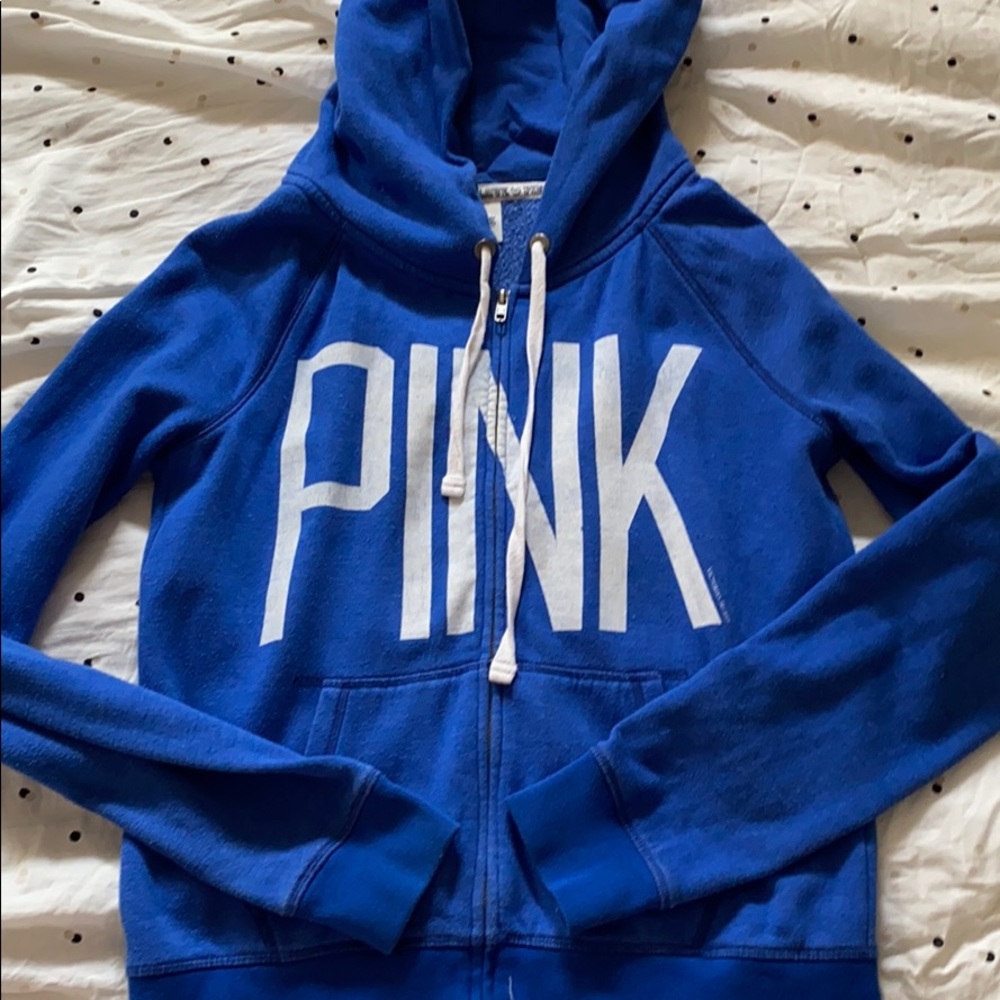 Blue pink sweatshirt